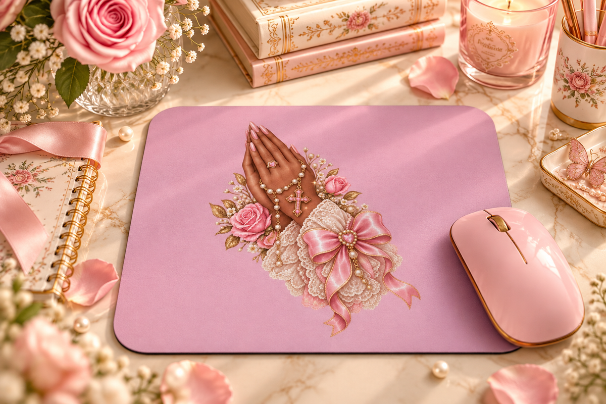 Praying Hands Mouse Pad